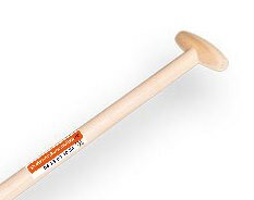 Bats Strama PLATTE GEBOGEN opstap met gebogen schopsteel 110 cm met doorgestoken hilt