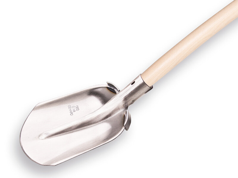 Bats Strama PLATTE GEBOGEN opstap met gebogen schopsteel 110 cm met doorgestoken hilt