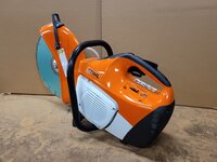 Doorslijper/bandenzaag Stihl TS 420 + Diamantzaagblad 350 Strama Beton standaard turbo