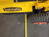 Batmatic CB1450 degelijke trilplaat met gietijzeren onderplaat 50cm breed