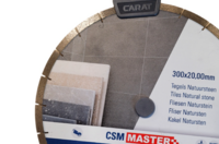 Diamantzaagblad 300 Carat keramische en natuursteen CSM Master