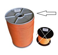 Stratenmakerstouw fluor oranje of groen 3 mm 300m