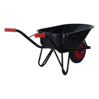 Kruiwagen BOUW-80 GO 80 liter zwart