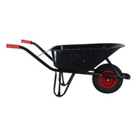 Kruiwagen BOUW-80 GO 80 liter zwart