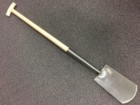 Spade blank Strama met engelse kruk