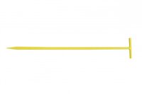 Draadpen Orit geel T-kop (80cm) 