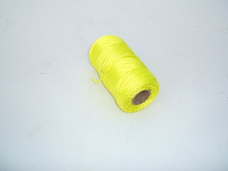 Stratenmakerstouw fluor geel 1.5 mm