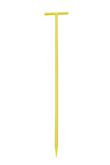 Draadpen Strama geel T-kop (60cm) 