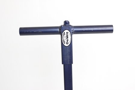 Bandenstamper ijzer houten blok DeWit schokabsorberend