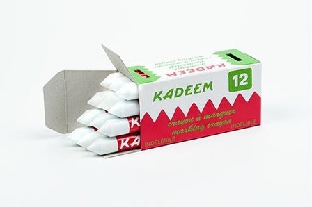 Merkkrijt Kadeem wit