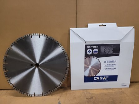 Diamantzaag Carat UNIVERSEEL Turbo blad steenzaagtafel