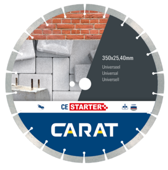 Diamantzaagblad 350 Carat BETON CS XL CLASSIC TURBO 2 STUKS! met bioscoopbon