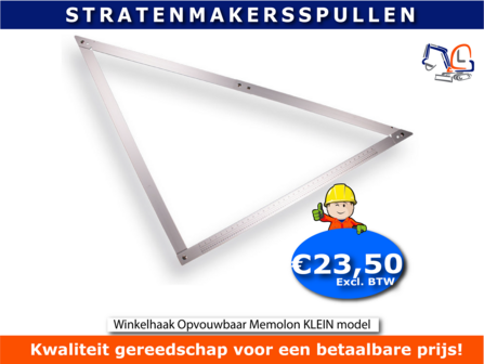 Winkelhaak Opvouwbaar klein model