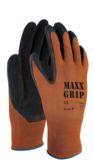 Handschoenen Maxx grip Lite voor een superieur comfort bruin 24 paar actie!