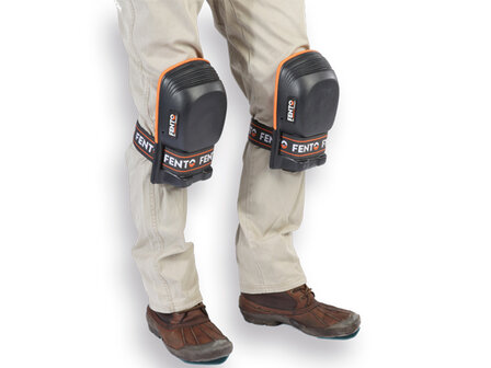 Kniebeschermers Fento original oranje met GRATIS 1 EK VOETBAL per bestelling