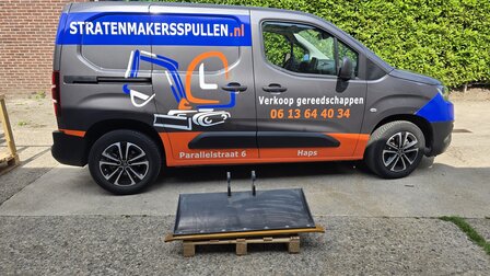 Rubberen grondschuif 100cm CW05
