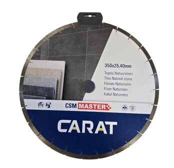 Diamantzaagblad voor Tegels keramische - natuursteen Carat CSM MASTER voor steenzaagtafel