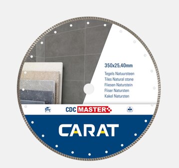 Diamantzaagblad harde wand- en vloertegels Carat CDC MASTER  voor steenzaagtafel