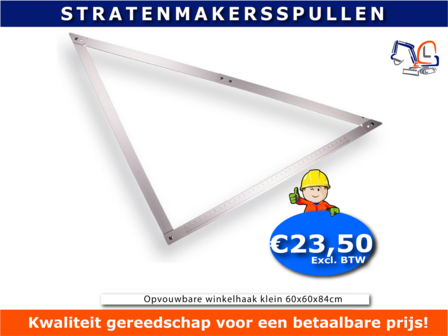 Winkelhaak Opvouwbaar klein model 