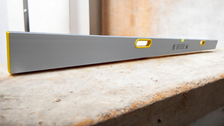 Afrijplank ORIT 200 cm aluminium strijklat met libellen en handgrepen