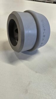 Simplex 60 of 80 rubber hamerdop grijs voor kunststofhamer 