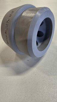 Simplex 60 of 80 rubber hamerdop grijs voor kunststofhamer 