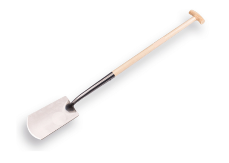 Spade blank Strama met engelse kruk