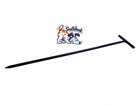 Draadpen T-kop Strama blauw 60 cm lang 12 mm dik &ndash; Snuffelhoek