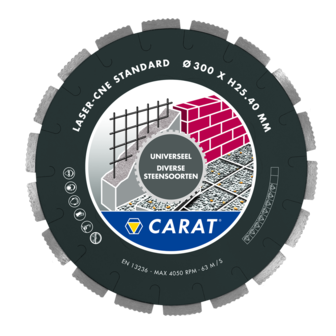 Diamantzaag Carat UNIVERSEEL STANDAARD steenzaagtafel