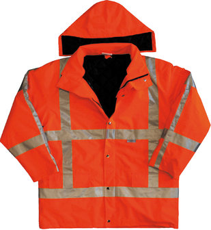 M-Wear 0985 Parka Oxford nylon RWS regenjas oranje