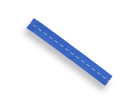 Riem blauw elastiek, 32 x 4 cm voor Kniebeschermer 