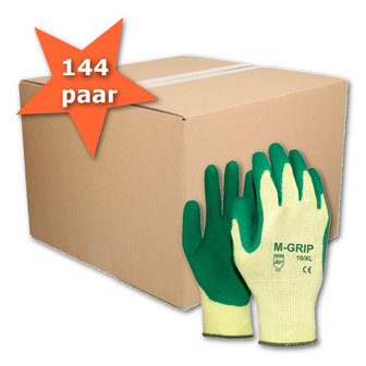 Handschoenen M-Grip volle doos  (144 PAAR) 
