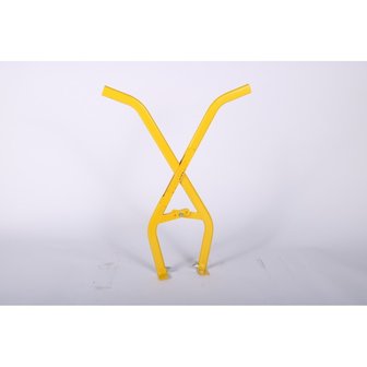 Bandentang widiapunten Strama geel (90 cm) met rubber handvat