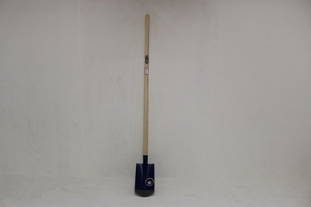 Kabelschop smal 11,5 of 16 cm met beukensteel 130 cm blauw 