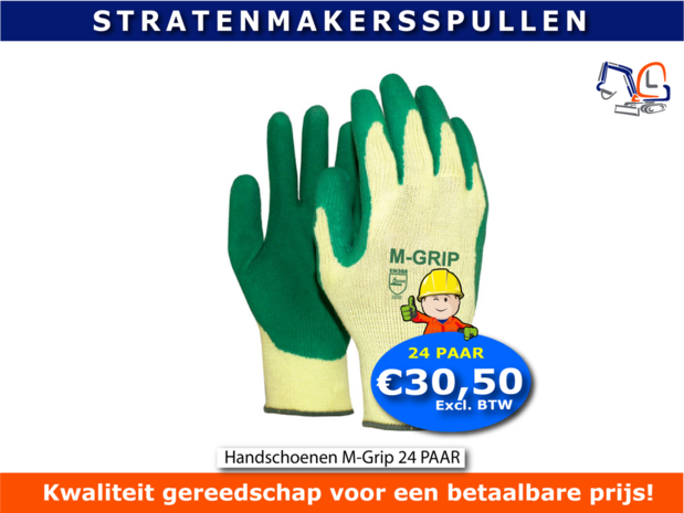 M-Grip handschoen Actie 24 PAAR