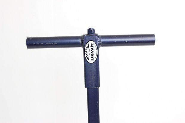 Bandenstamper ijzer houten blok DeWit schokabsorberend