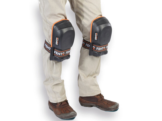 Kniebeschermers Fento original oranje met GRATIS 1 EK VOETBAL per bestelling