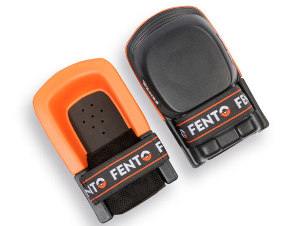Kniebeschermers Fento original oranje met GRATIS 1 EK VOETBAL per bestelling