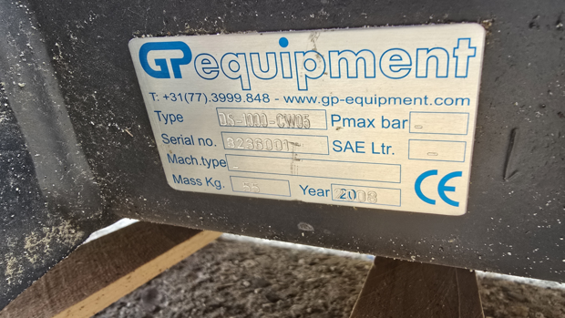 Rubberen grondschuif 100cm CW05