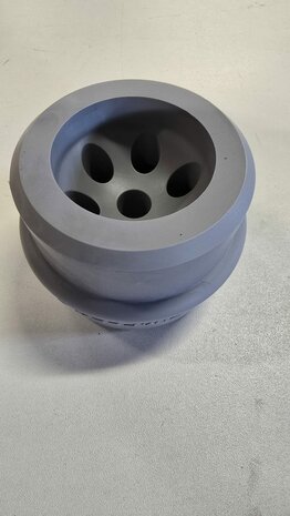 Simplex 60 of 80 rubber hamerdop grijs voor kunststofhamer 