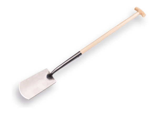 Spade blank Strama met engelse kruk