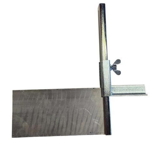 Kant afrijplankje - bandenmaatje hoogte instelbaar 20cm breed