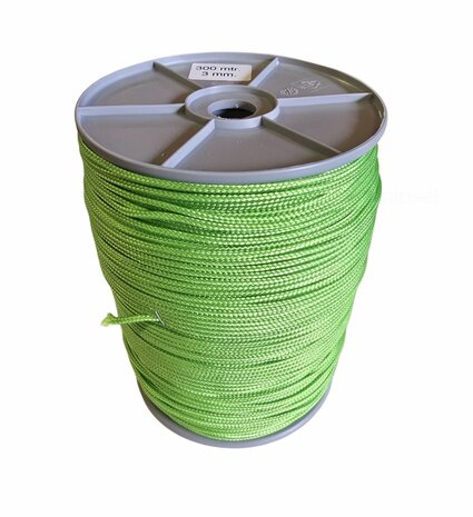 Stratenmakerstouw fluor 3 mm 300 m met 2 pakjes markeerstrips