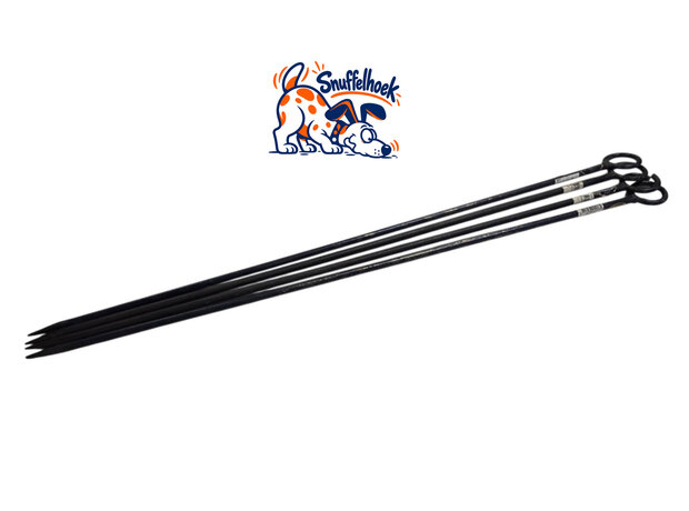 Draadpen Oog DeWit 80 cm lang 10 mm dik &ndash; 4 stuks &ndash; Snuffelhoek