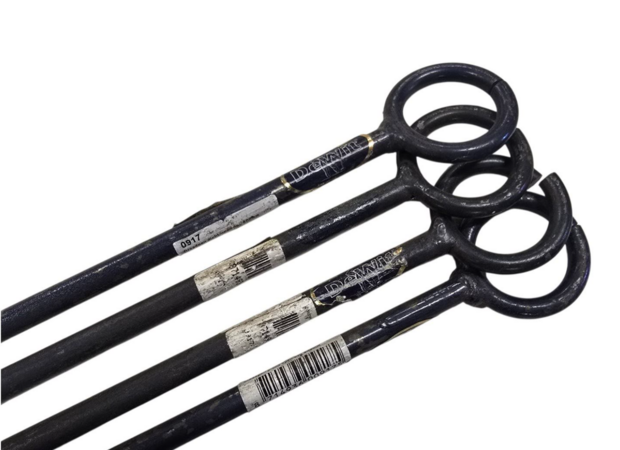 Draadpen Oog DeWit 80 cm lang 10 mm dik &ndash; 4 stuks &ndash; Snuffelhoek