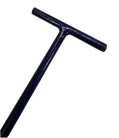 Draadpen T-kop Strama blauw 60 cm lang 12 mm dik &ndash; Snuffelhoek