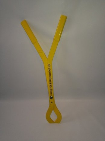 Bandentang Orit klein model Budget geel (85 cm) met rubber handvat