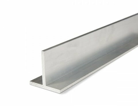 Aluminium T-profiel 4x4 cm &ndash; Licht, sterk en duurzaam profiel voor afwerking en constructie