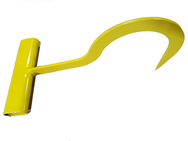 Tegelhaak Orit met stalen handgreep met geharde punt geel