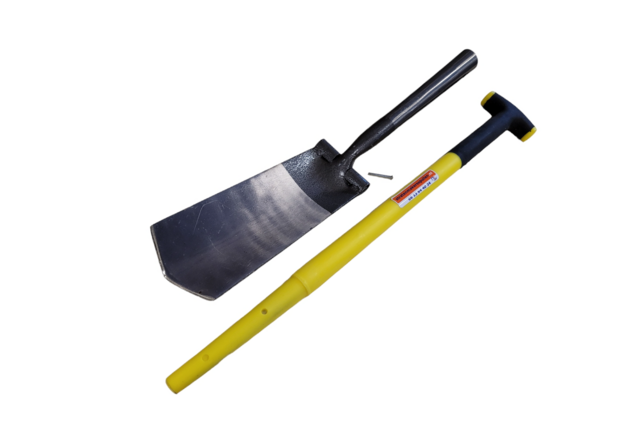 Strama Kabelspade &ndash; fiberglas steel geel| Zelf te monteren